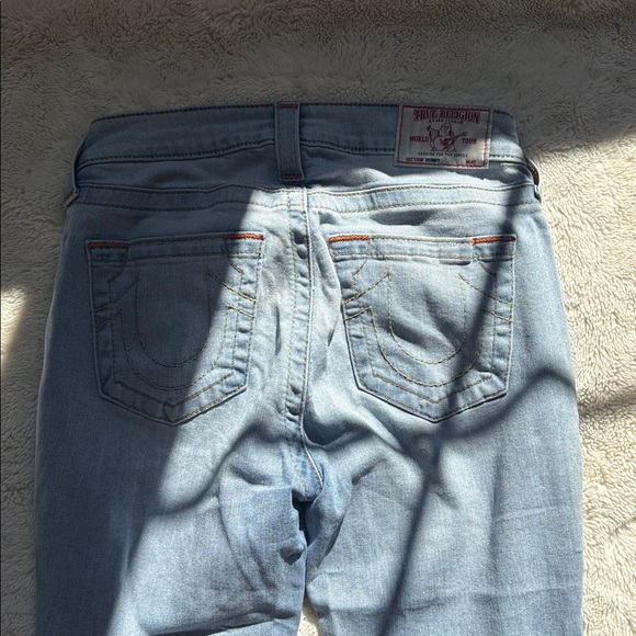 True Religion Curvy Skinny Jeans – Size 27 | Signature Horseshoe | Light Wash | - Picture 9 of 10